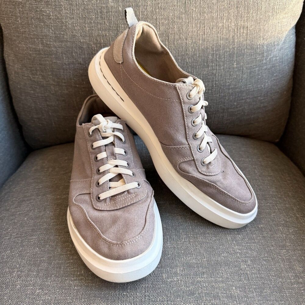 Cole Haan Men's GrandPrø Rally Canvas Court Sneakers Gray Men’s 7.5